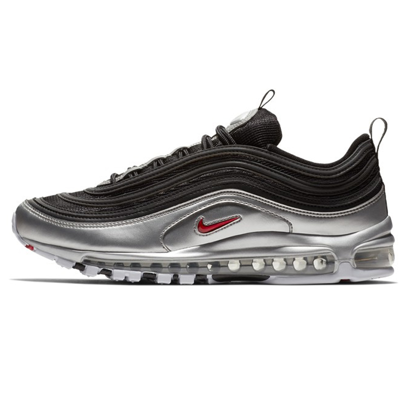 Nike Air Max 97 Black Silver  黑银红