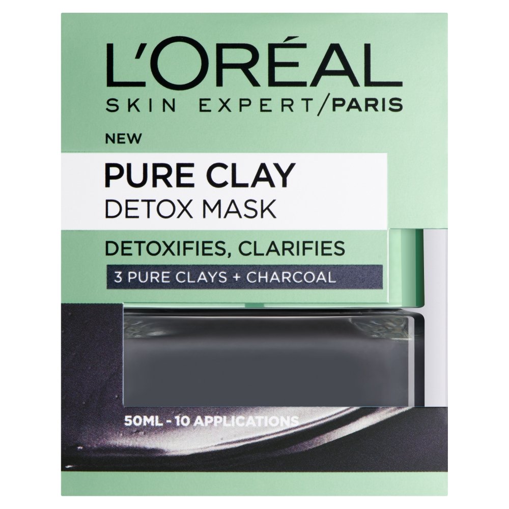 欧莱雅 Pure Clay矿物泥排毒面膜 50ml