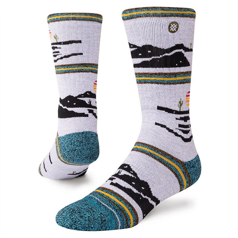 STANCE 缓震舒适排汗运动袜 M586C18FCO-GRY