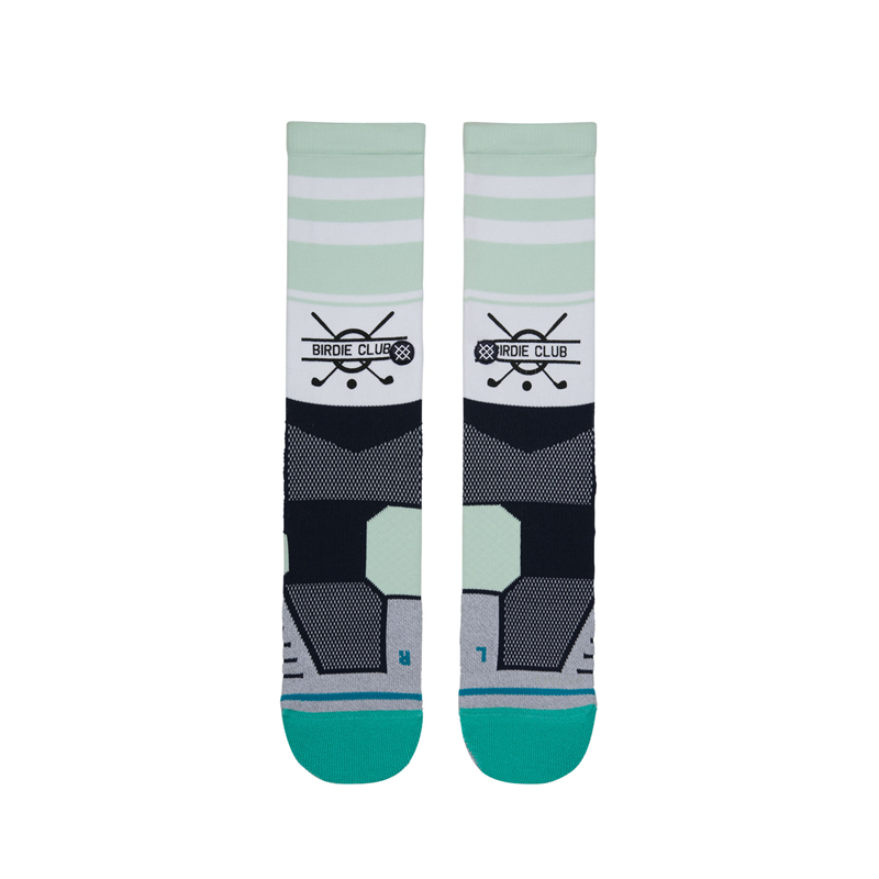 Stance 彩色拼接中筒袜 M558A18BIR-WHT
