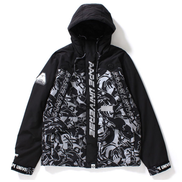 Aape 男装秋冬连帽夹克外套