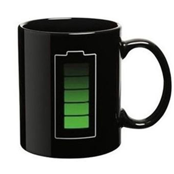 Thermokruzhkus 電池显示热力感温杯