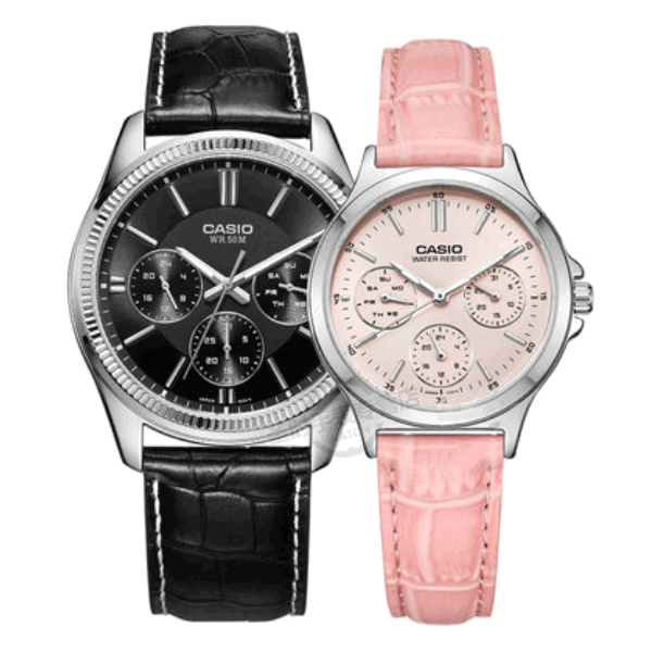 Casio/卡西欧 时尚刻度情侣表一对