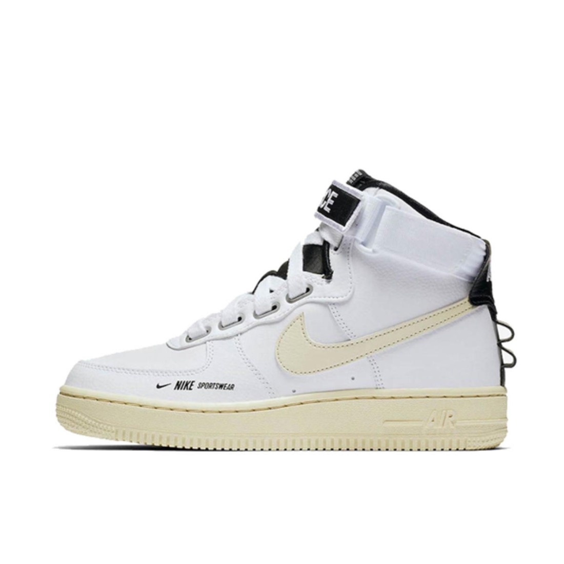 Nike Air Force 1 白色做旧双钩 Mid