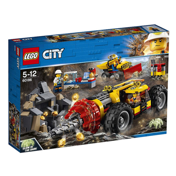 LEGO乐高城市系列重型采矿钻孔机 60186