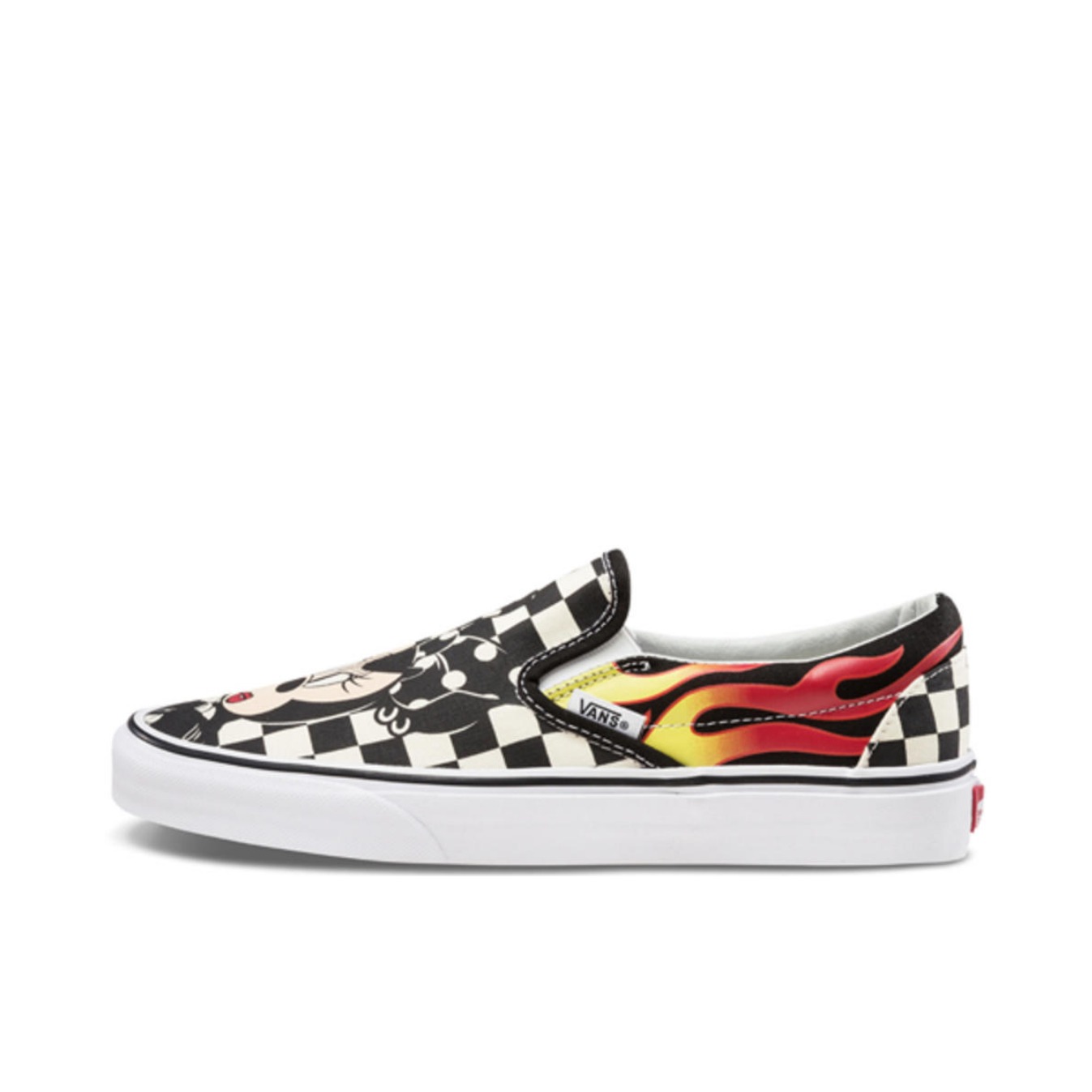 Vans Classic Slip-on  棋盘格火焰