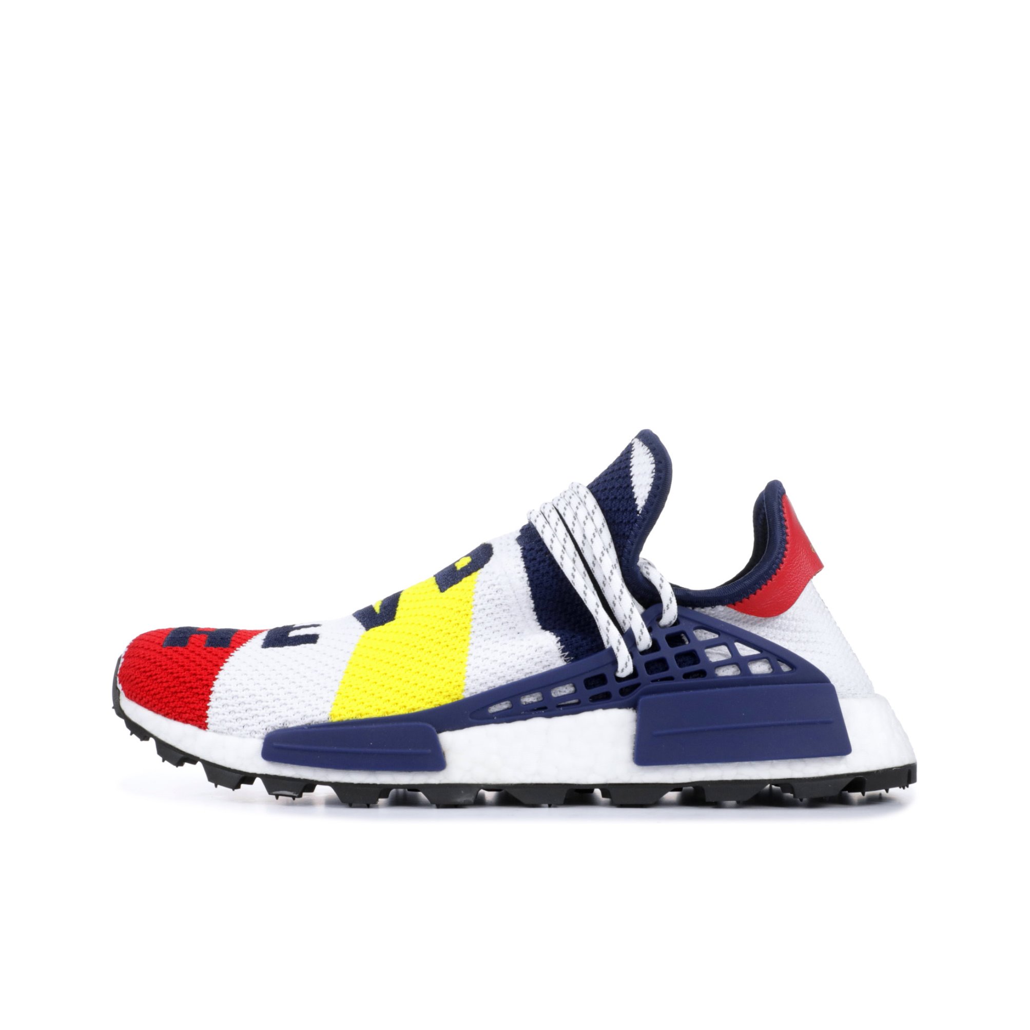 adidas NMD Human Race 蓝白黄