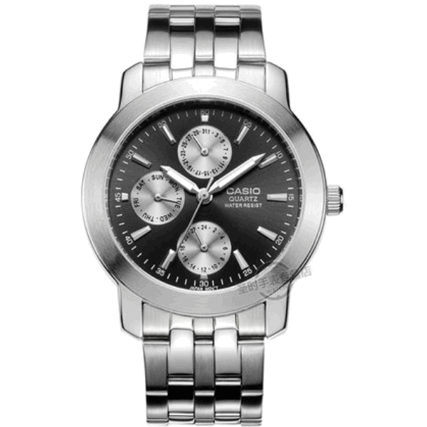 Casio/卡西欧 指针系列 小表盘皮带男士手表