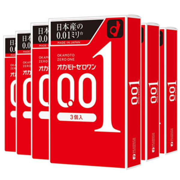 Okamoto冈本001安全套超薄避孕套0.01mm