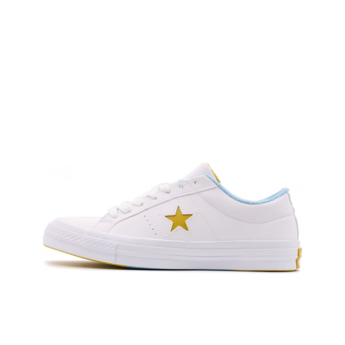 Converse One Star 白黄撞色