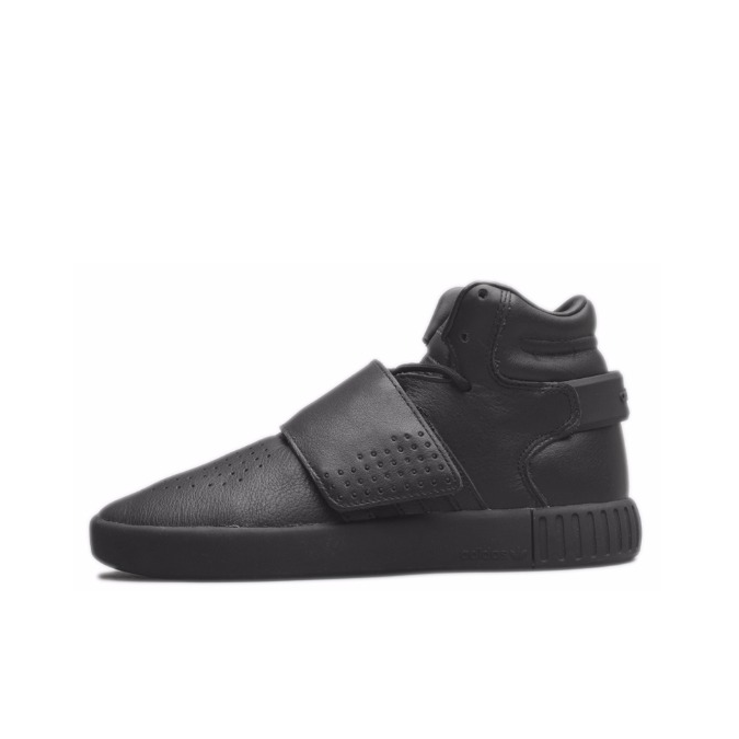 adidas Tubular Invader 纯黑皮面