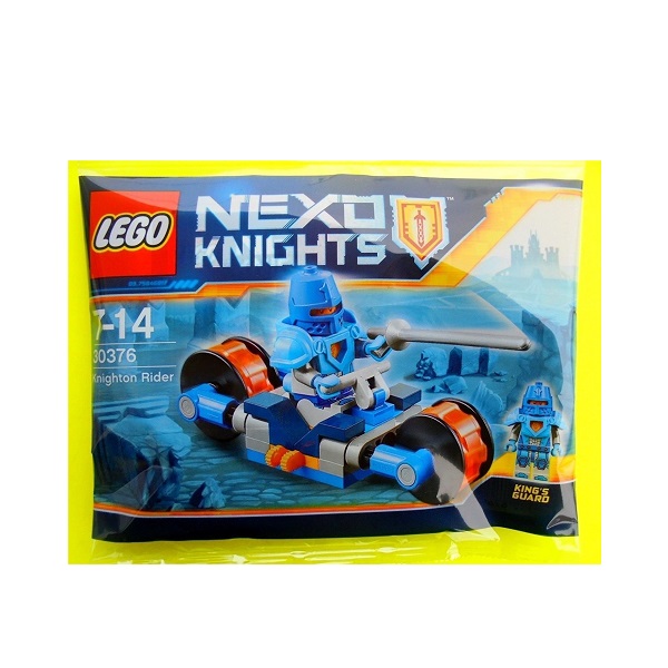 乐高 Nexo Knights 系列 骑士王国摩托车骑手 30376