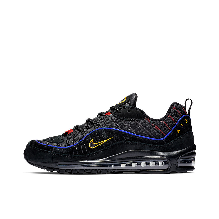 Nike Air Max 98 Black/Purple 弗利萨黑