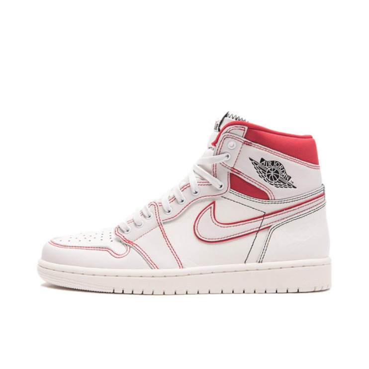Air Jordan 1 Sail/University Red 帆白/红线