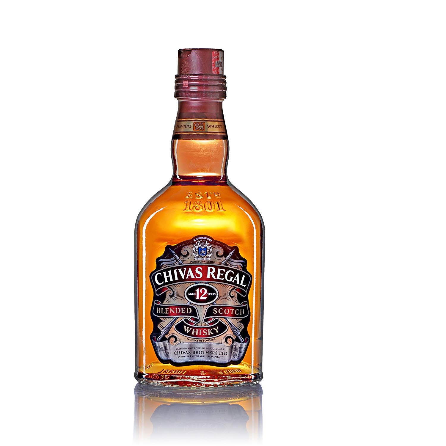 Chivas Regal 芝华士 12年苏格兰威士忌40度700ml