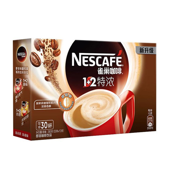 Nestle 雀巢 1+2 特浓即溶咖啡饮品 30条