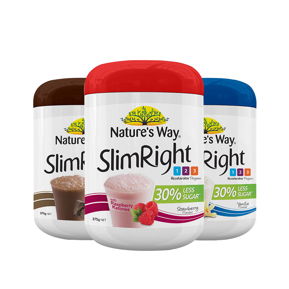 SlimRight 代餐奶昔 375g*3罐