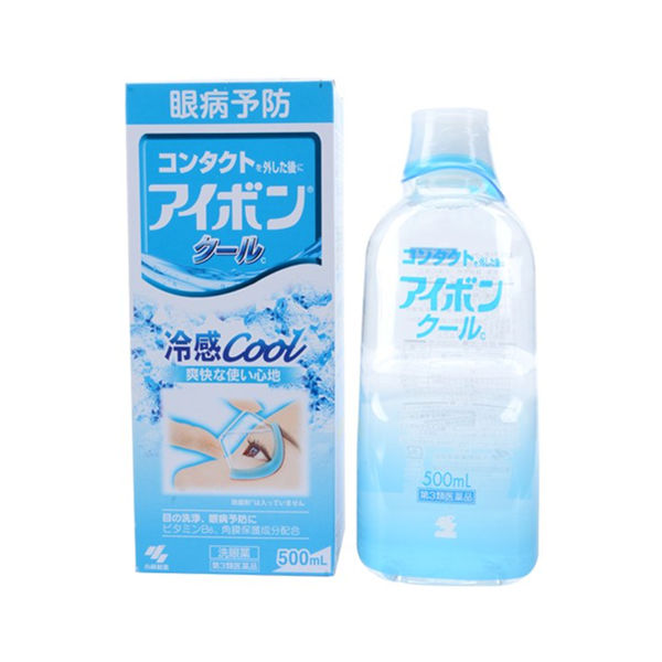 小林制药冷感洗眼液500ml/瓶2件装