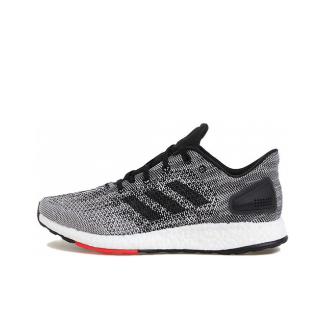 adidas Pure Boost DPR 灰黑/荧光红