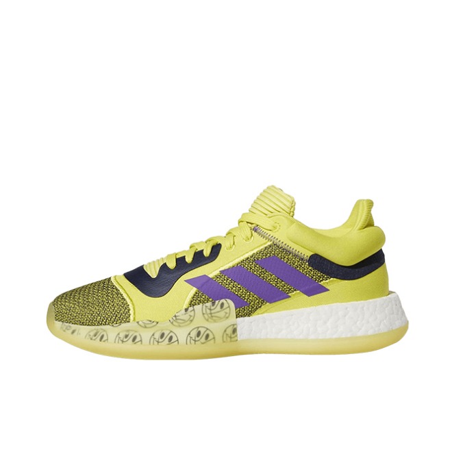 adidas Marquee Boost Low 黄黑紫 Low