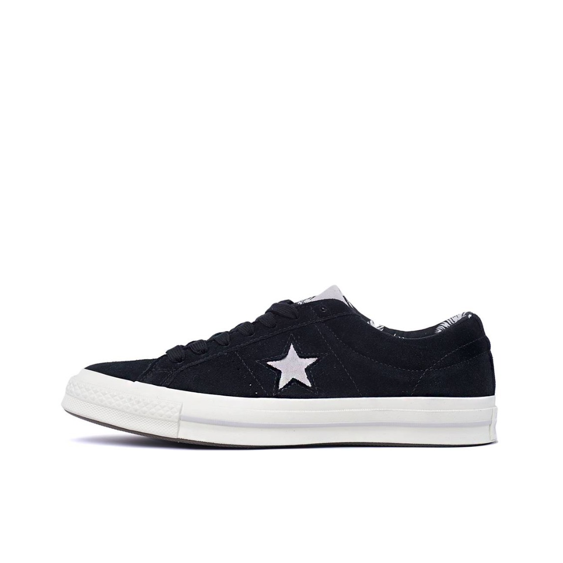 Converse One Star Low 黑白花卉