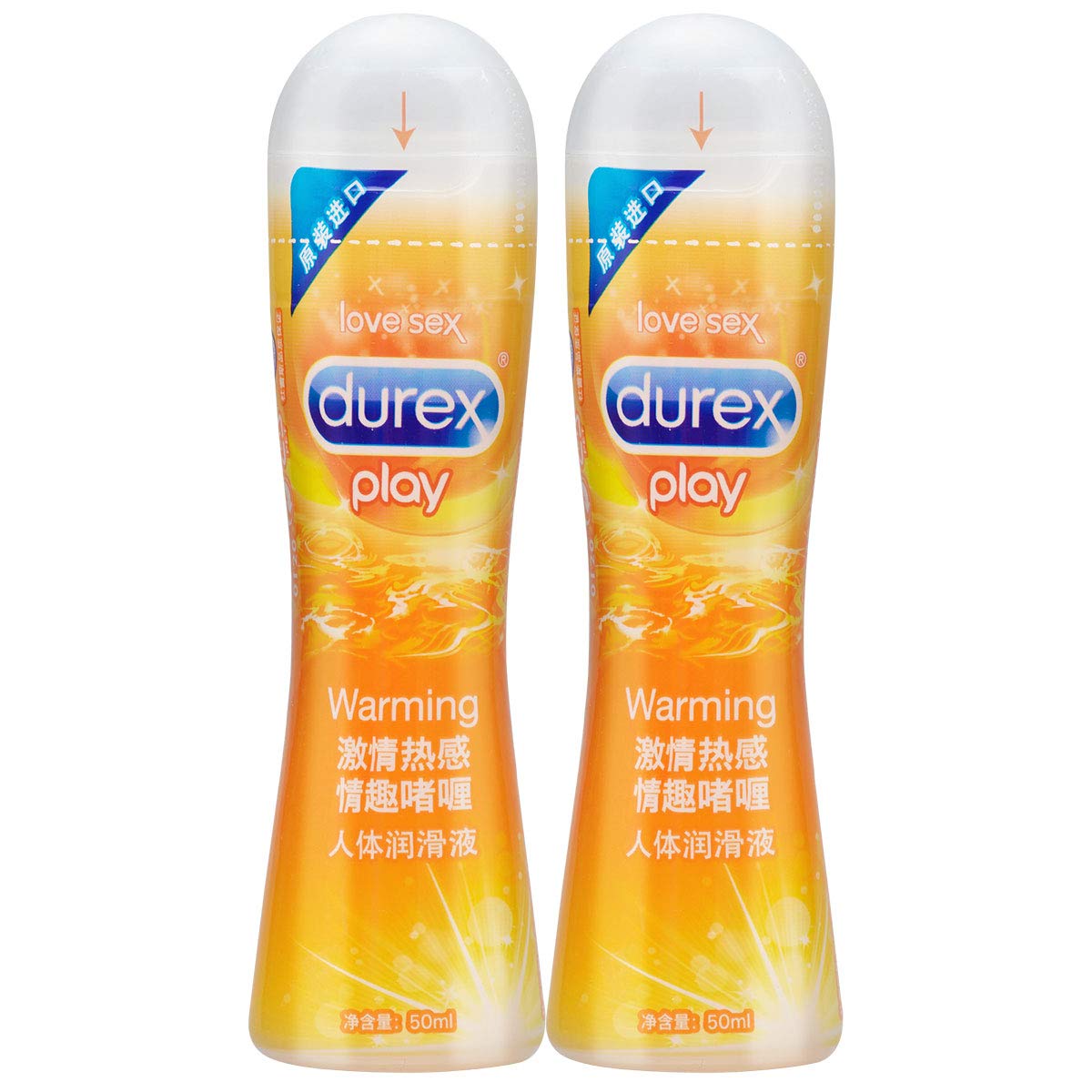 杜蕾斯 润滑液热感装50ml*2