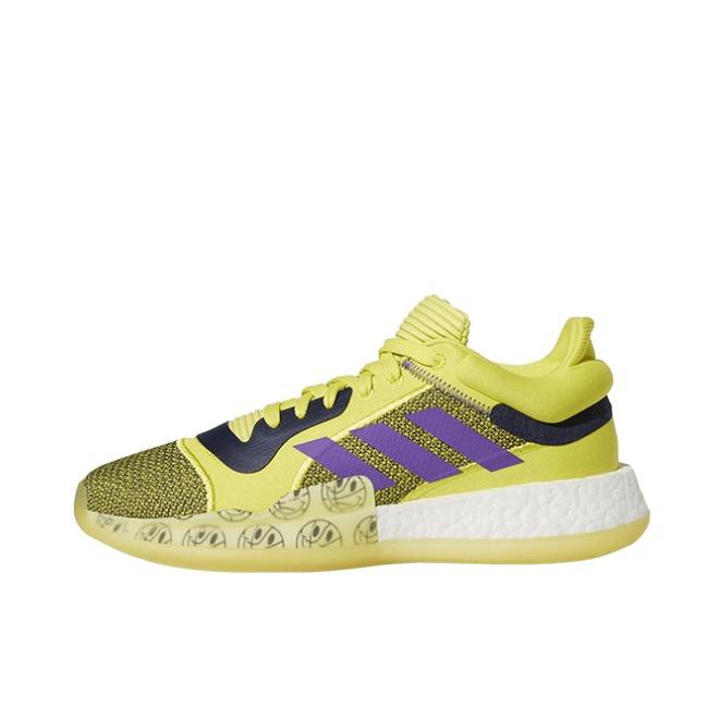 adidas Marquee Boost 黄黑紫 Low