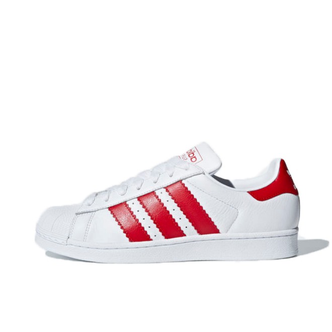 adidas Originals Superstar 白色/粗红