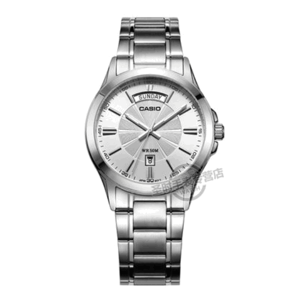 Casio/卡西欧 大众指针系列 复古真皮创意手表