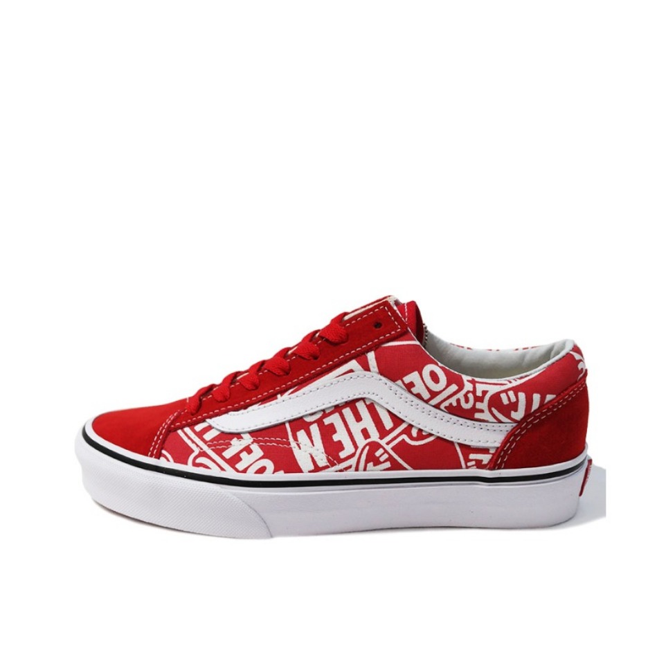 Vans Style 36  白红logo印花