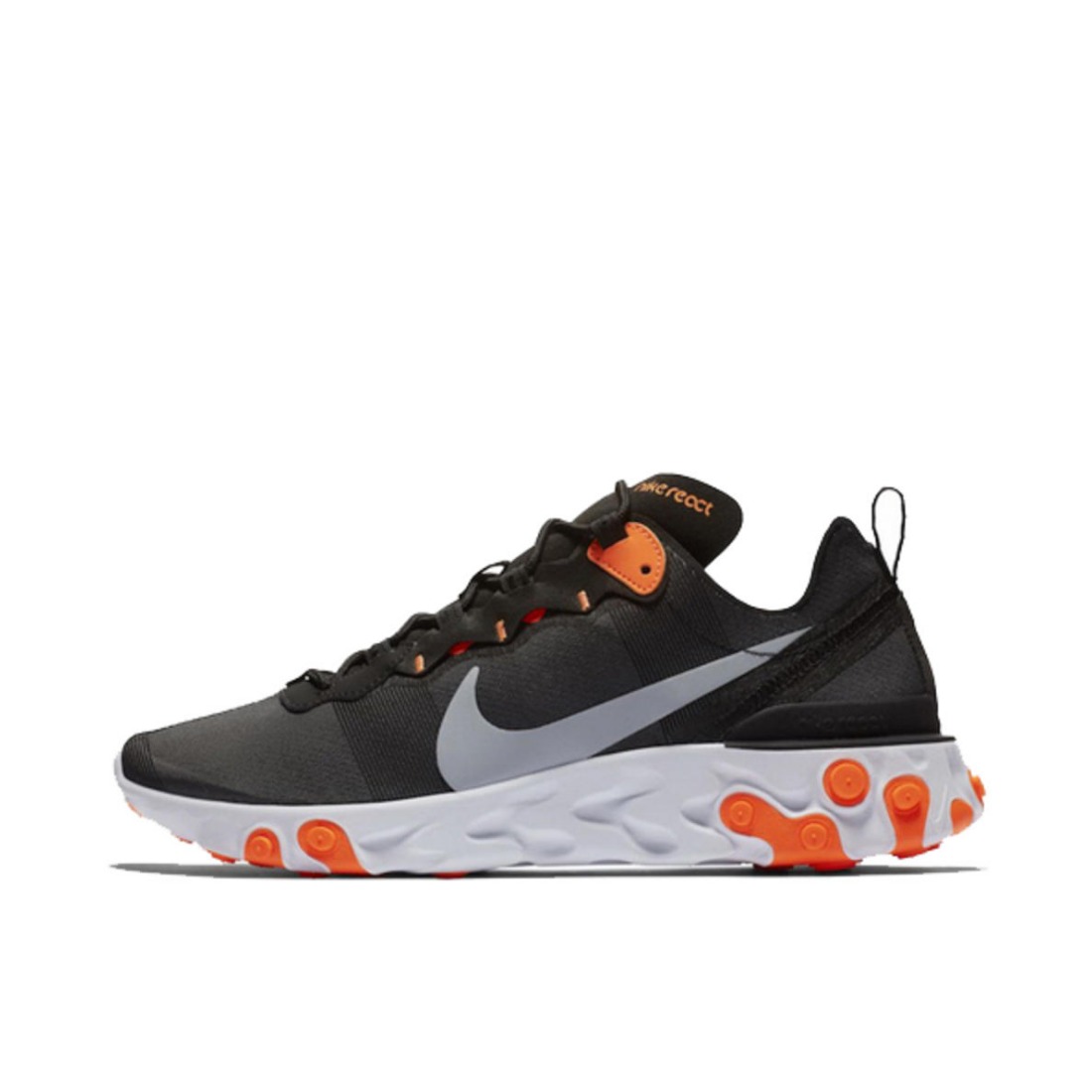 Nike React Element 55 黑橙