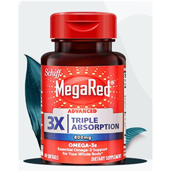 Schiff Megared 深海鱼油软胶囊 *80粒*2瓶