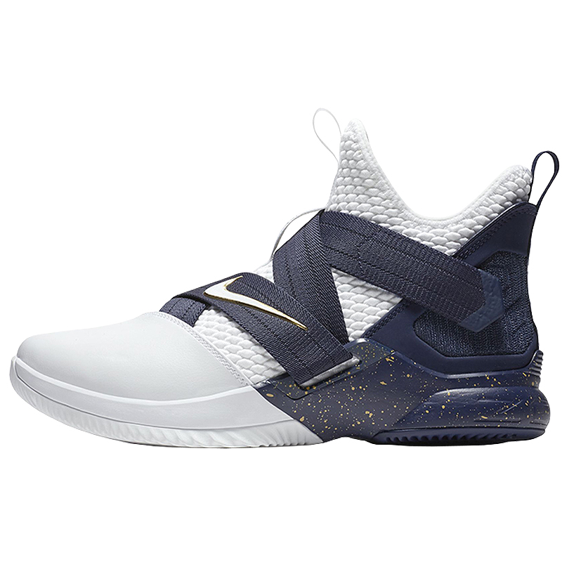 Nike LeBron Soldier 12 25 Straight 白藍(lán)