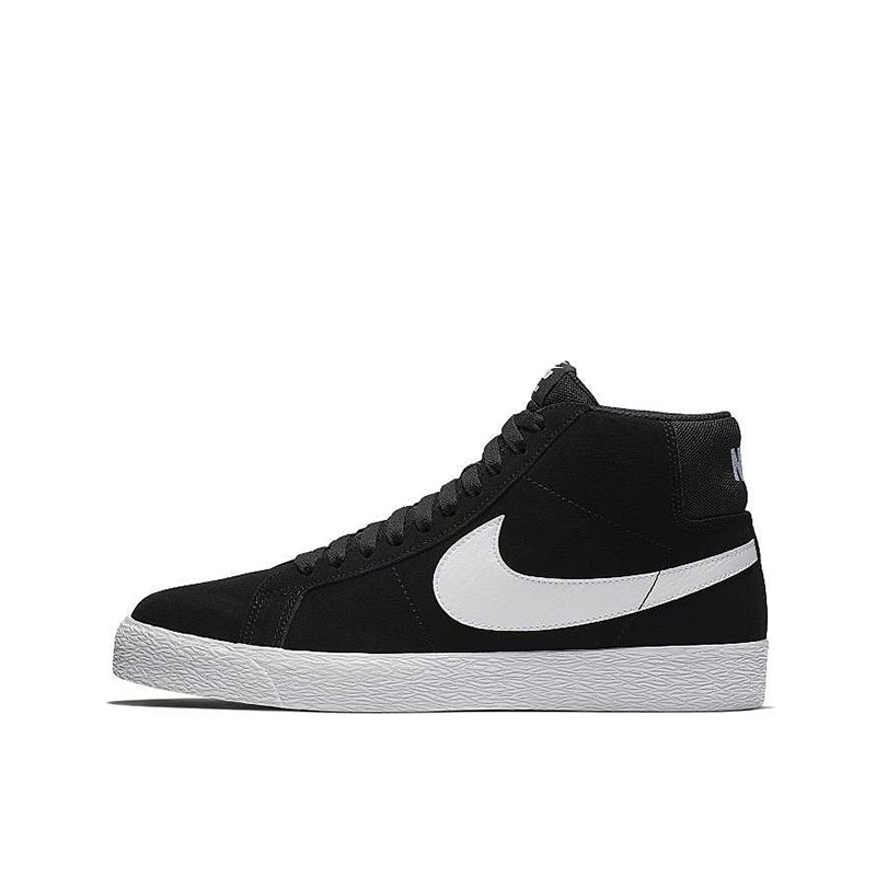 Nike SB Blazer Zoom 黑白高帮大钩