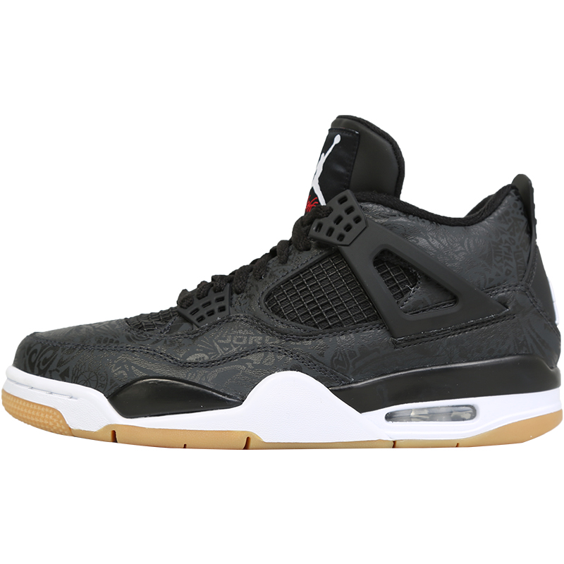 Air Jordan 4 Laser Black Gum 黑镭射生胶