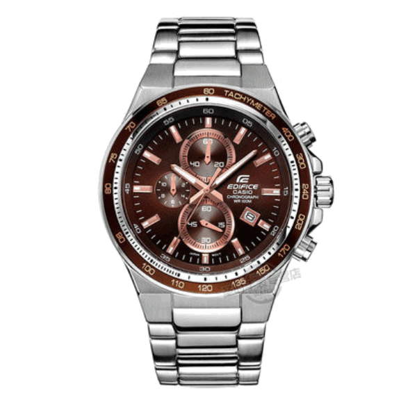 Casio/卡西欧 EDIFICE 沉稳风格三眼钢带手表