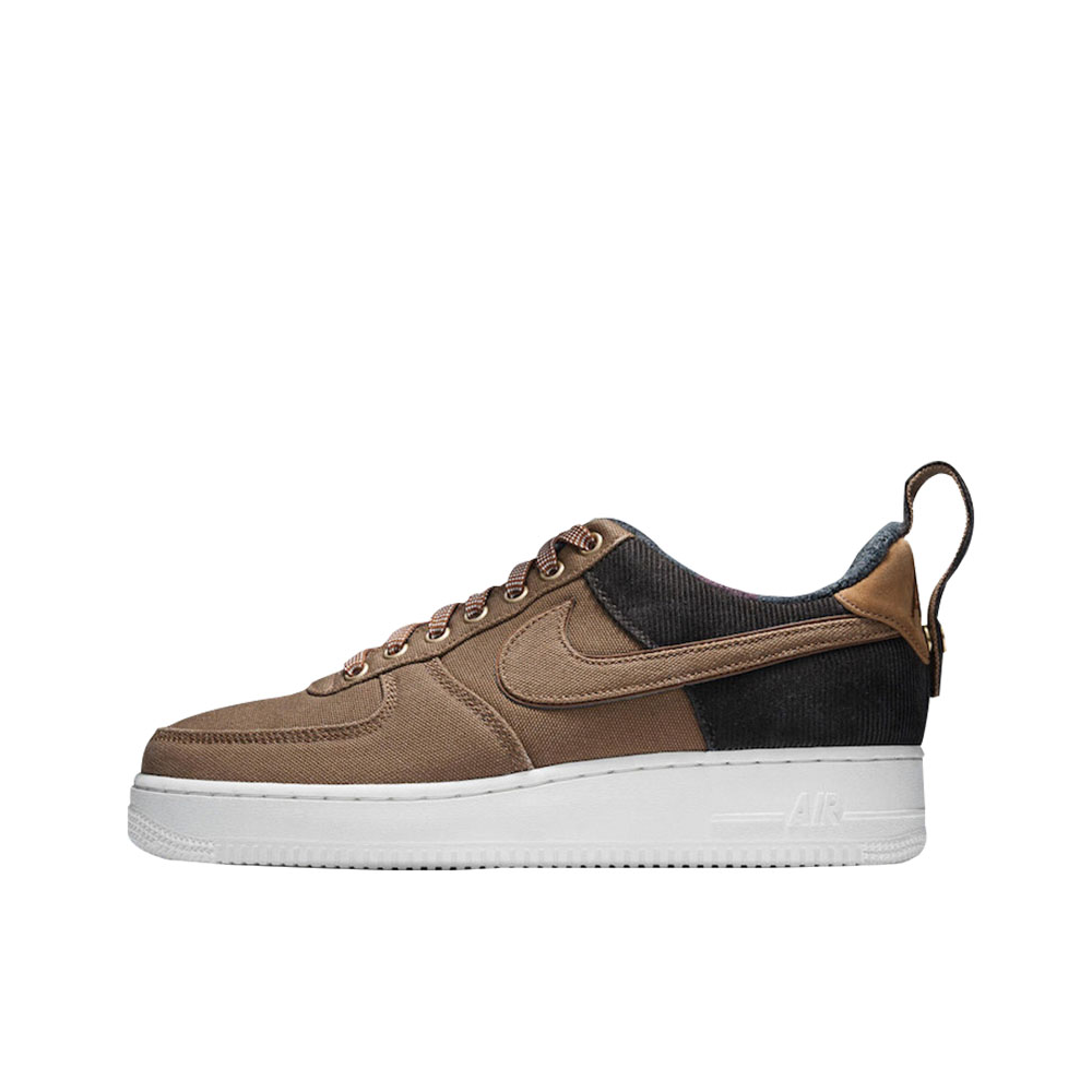 Nike Air Force 1 黑棕拼接