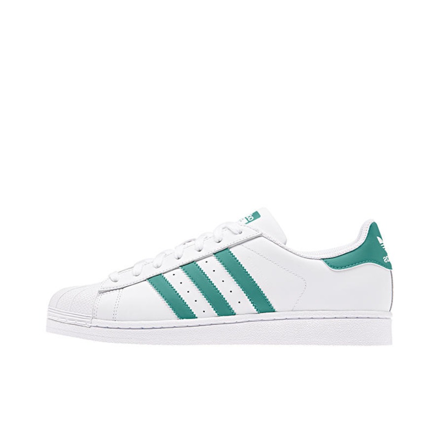 adidas Originals Superstar 白/草绿