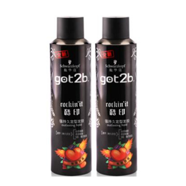 施华蔻 got2b酷印强持久定型发胶 250mlx2