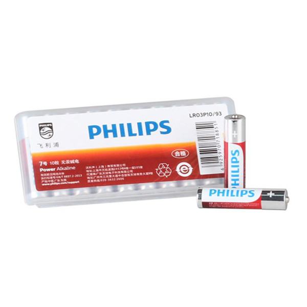 philips飞利浦 7号碱性电池 10粒