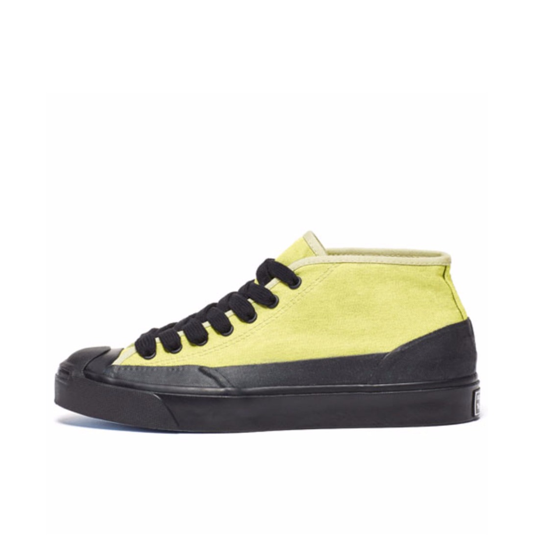 Converse Jack Purcell  荧光黄黑拼色Mid