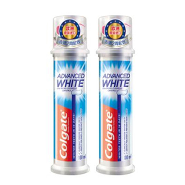 Colgate 高露 焕白臻效直立式双支套装