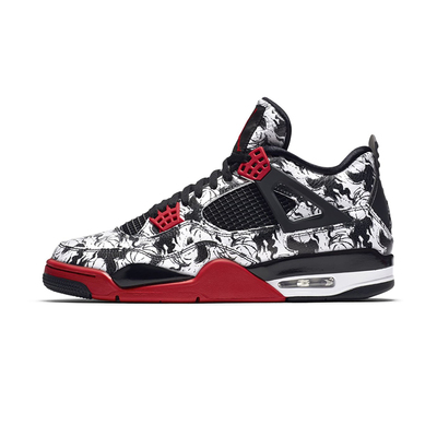 Air Jordan 4 Tattoo 黑白涂鸦