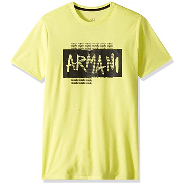 Armani Exchange阿玛尼Scratch Logo 男T恤