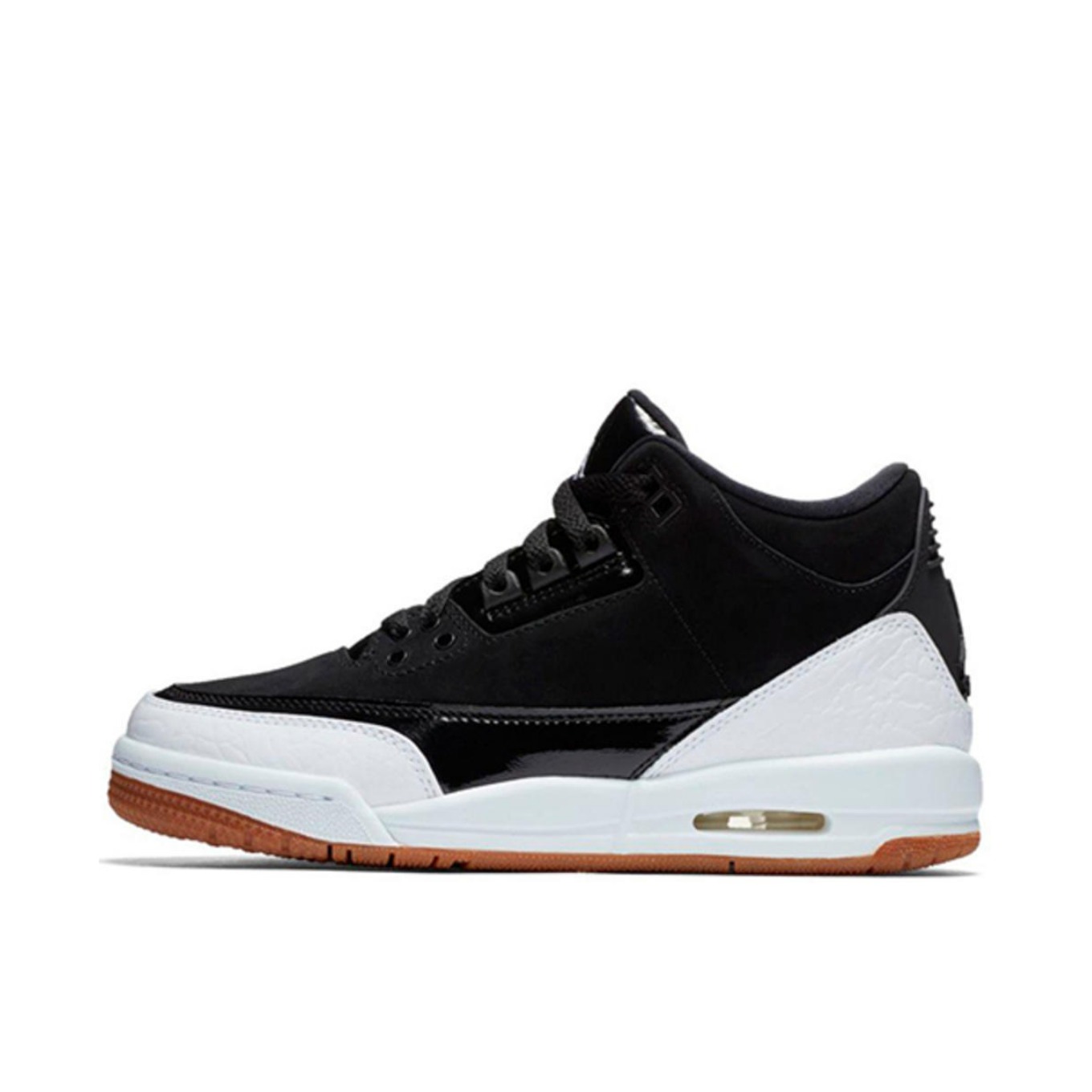 Air Jordan 3 Black White Gum 黑白熊猫