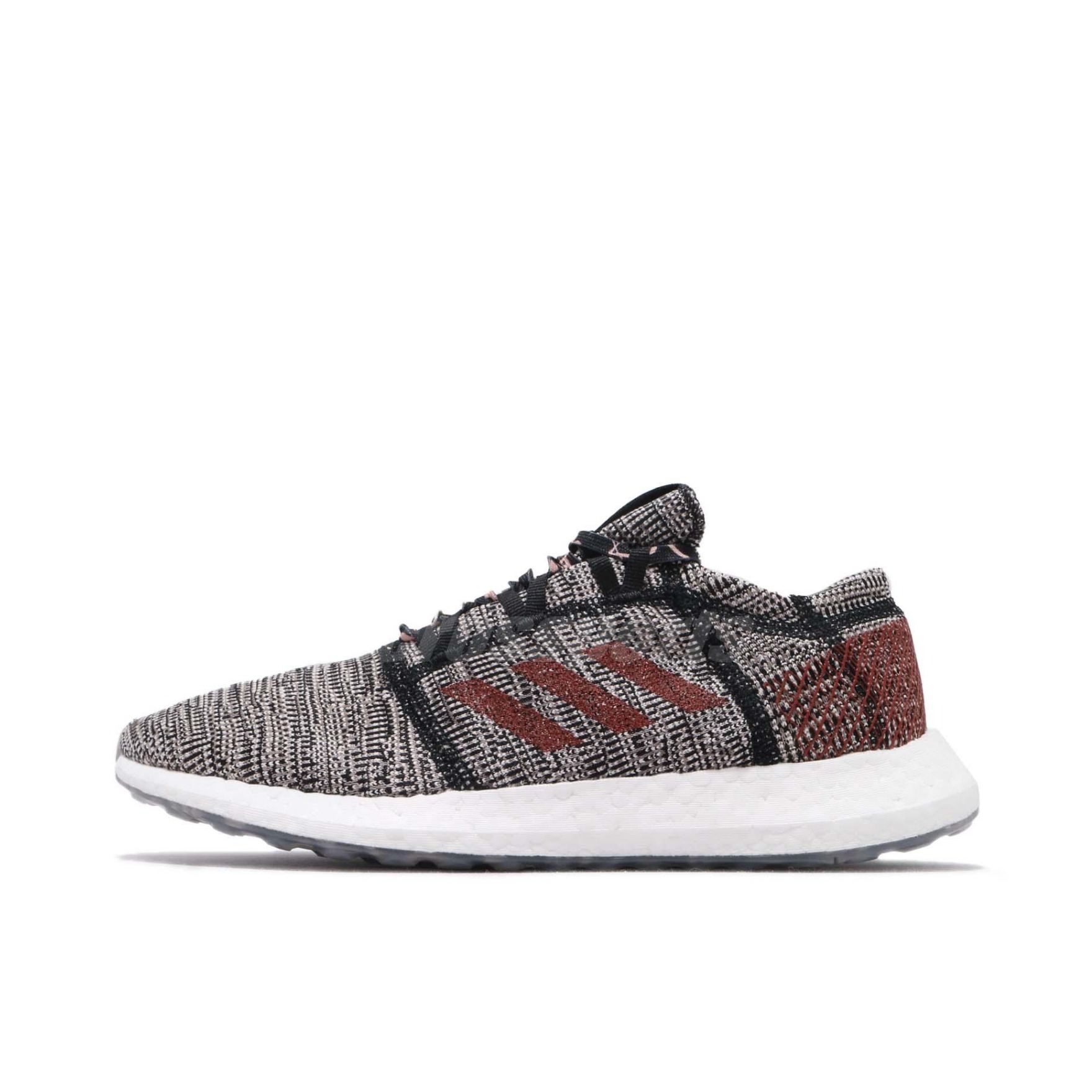 adidas Pure Boost Go  灰黑红