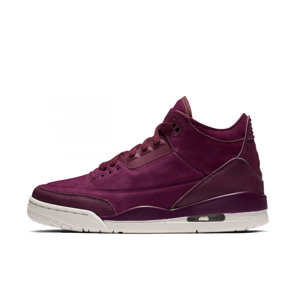 Air Jordan 3 Bordeaux  酒红麂皮