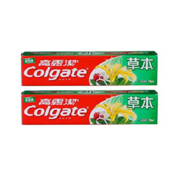 高露洁牙膏组合 草本盐牙膏 140g*2