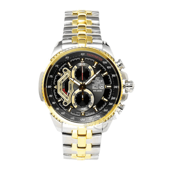 Casio/卡西欧 EDIFICE 型男三眼运动钢带手表