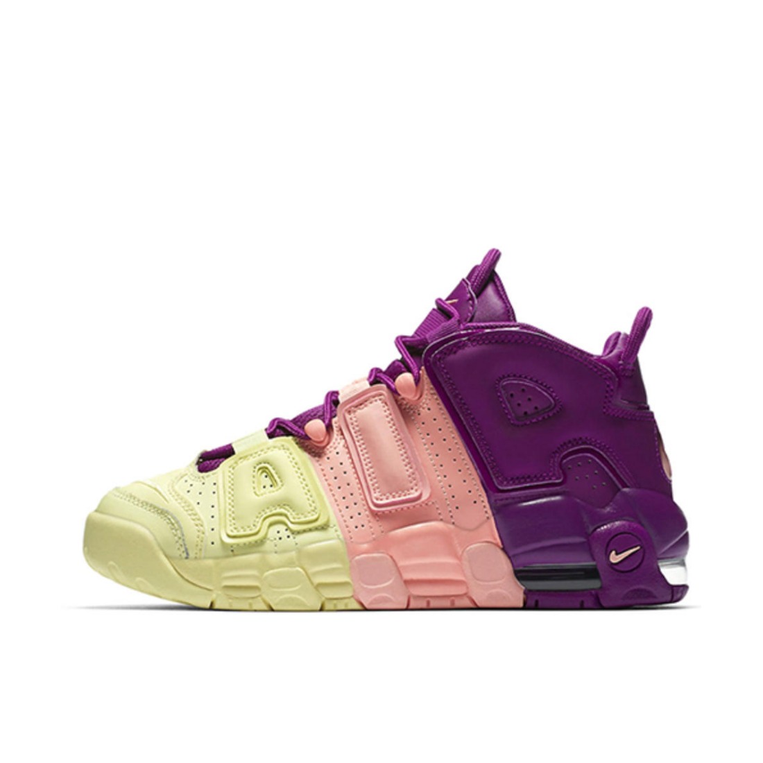 Nike Air More Uptempo Citrone 紫罗兰/拼接色